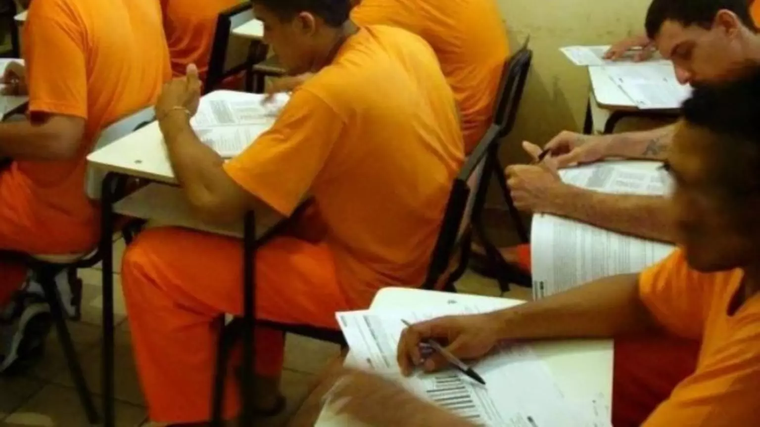 Quantidade de detentos estudante aumentou 38,8% no último ano. (Foto: Agepen)