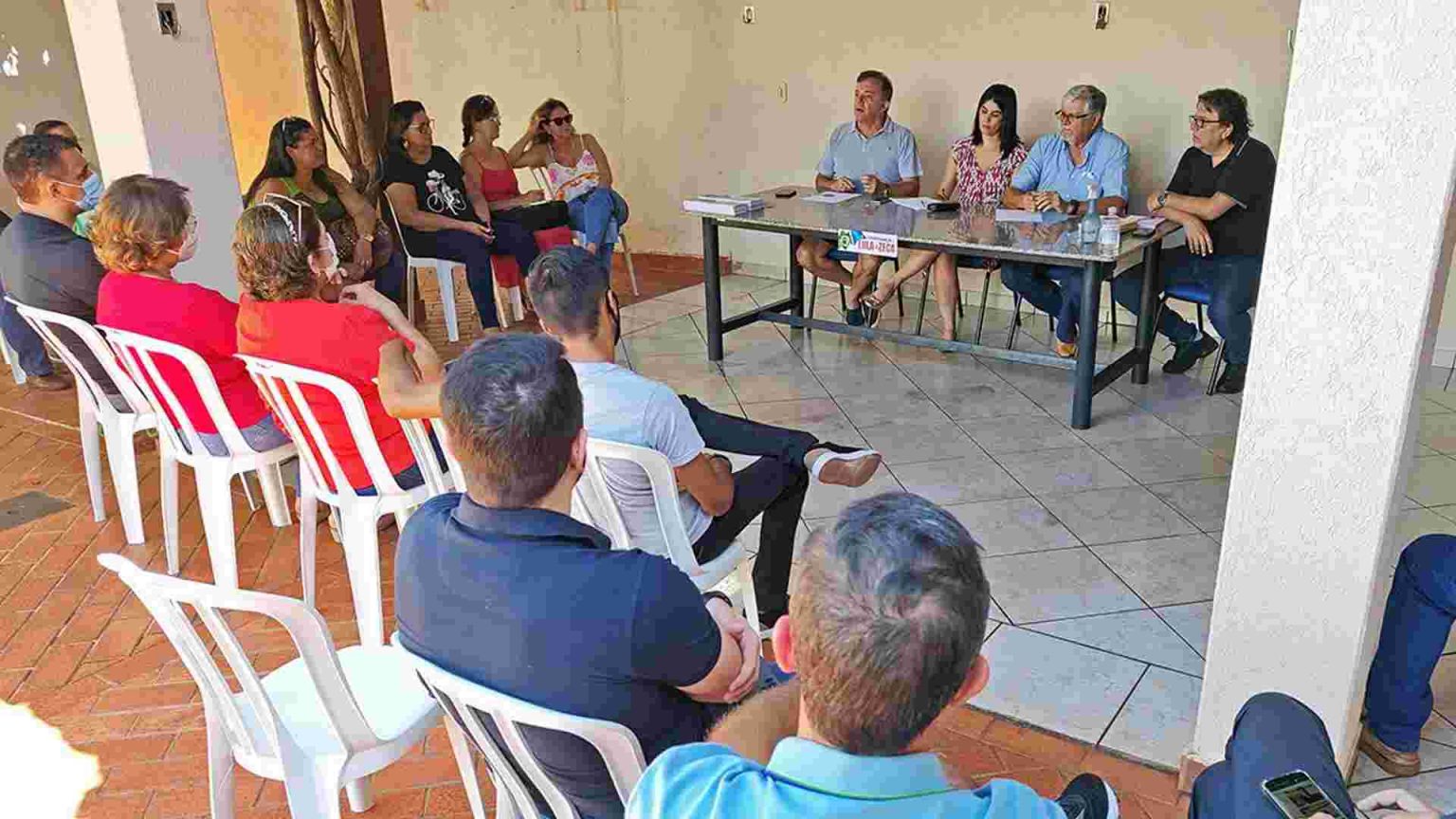 Reunião entre deputados do PT. (Foto: Divulgação)