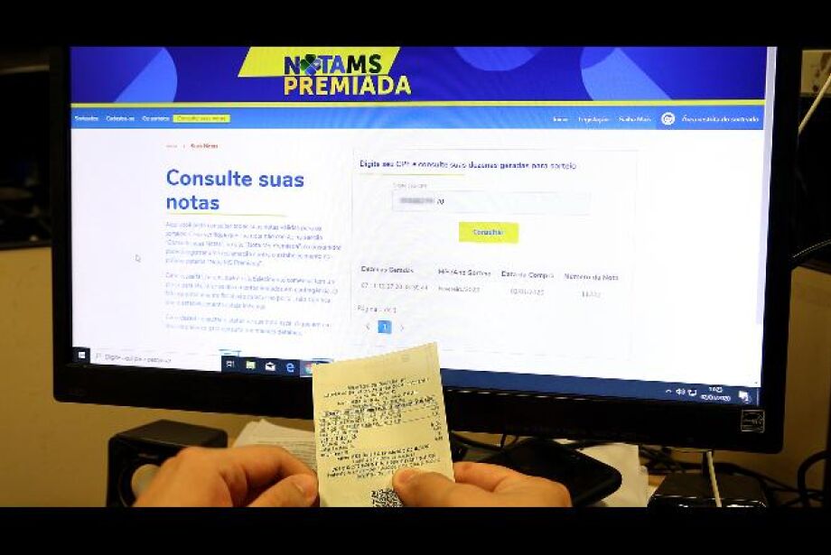 Sorteio para quem pede CPF nas notas é realizado todo mês - Foto: Divulgação