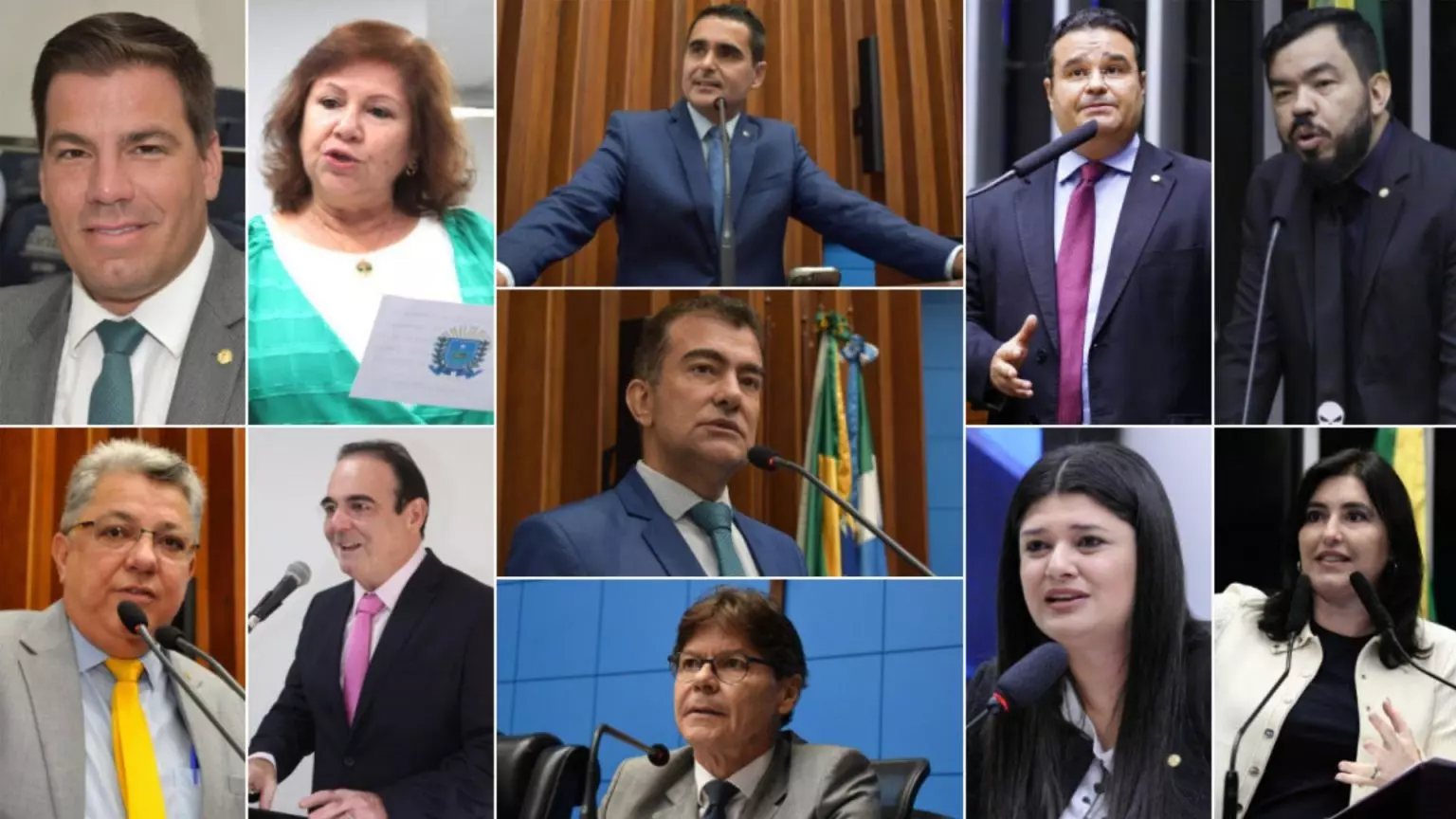 Capitão Contar, Dione Hashioka, Evander Vendramini, Felipe Orro, Herculano Borges, Marçal Filho, Paulo Duarte, Fábio Trad, Loester Trutis, Rose Modesto e Simone Tebet: alguns terão cargo, outros não t