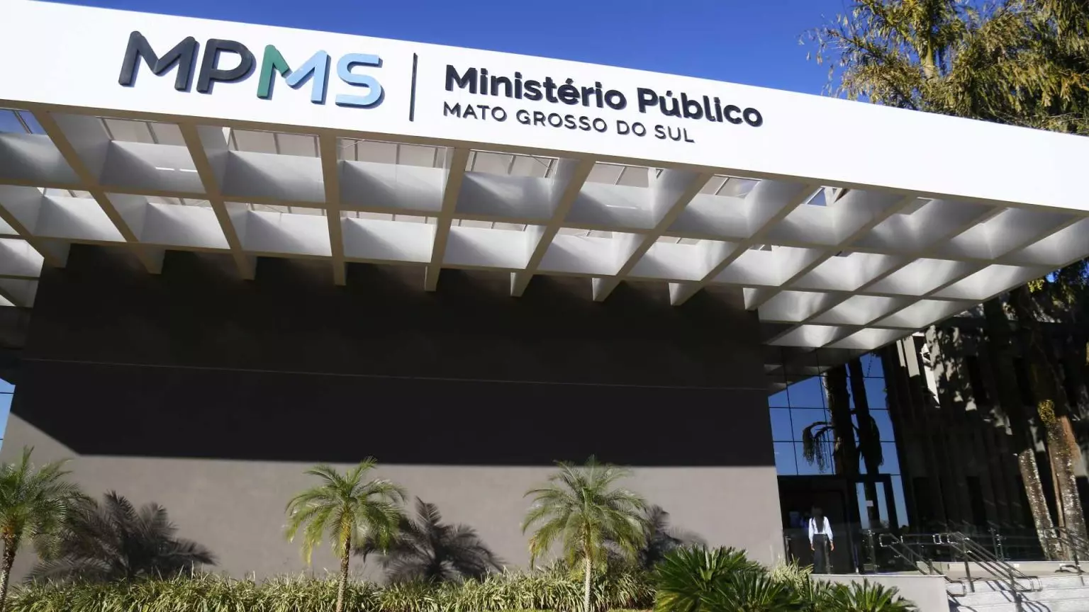 Edifício-sede do MPMS, no Parque dos Poderes. (Foto: Arquivo, Jornal Midiamax, Leonardo de França)