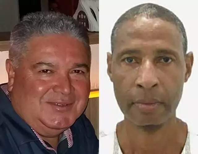 Antônio Caetano (esq) foi morto com três tiros na cabeça, disparados pelo PM aposentado José Roberto. (Foto/Reprodução) 