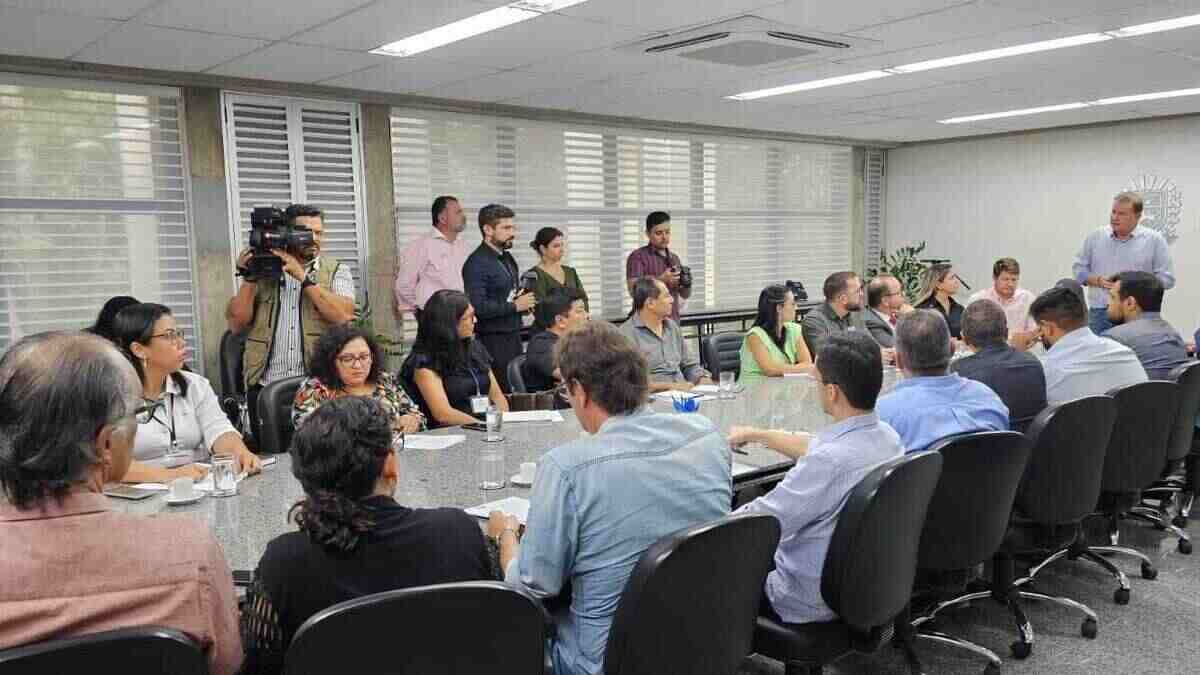 Reunião ocorreu nesta quarta. (Foto: Kleber Clajus, Midiamax)