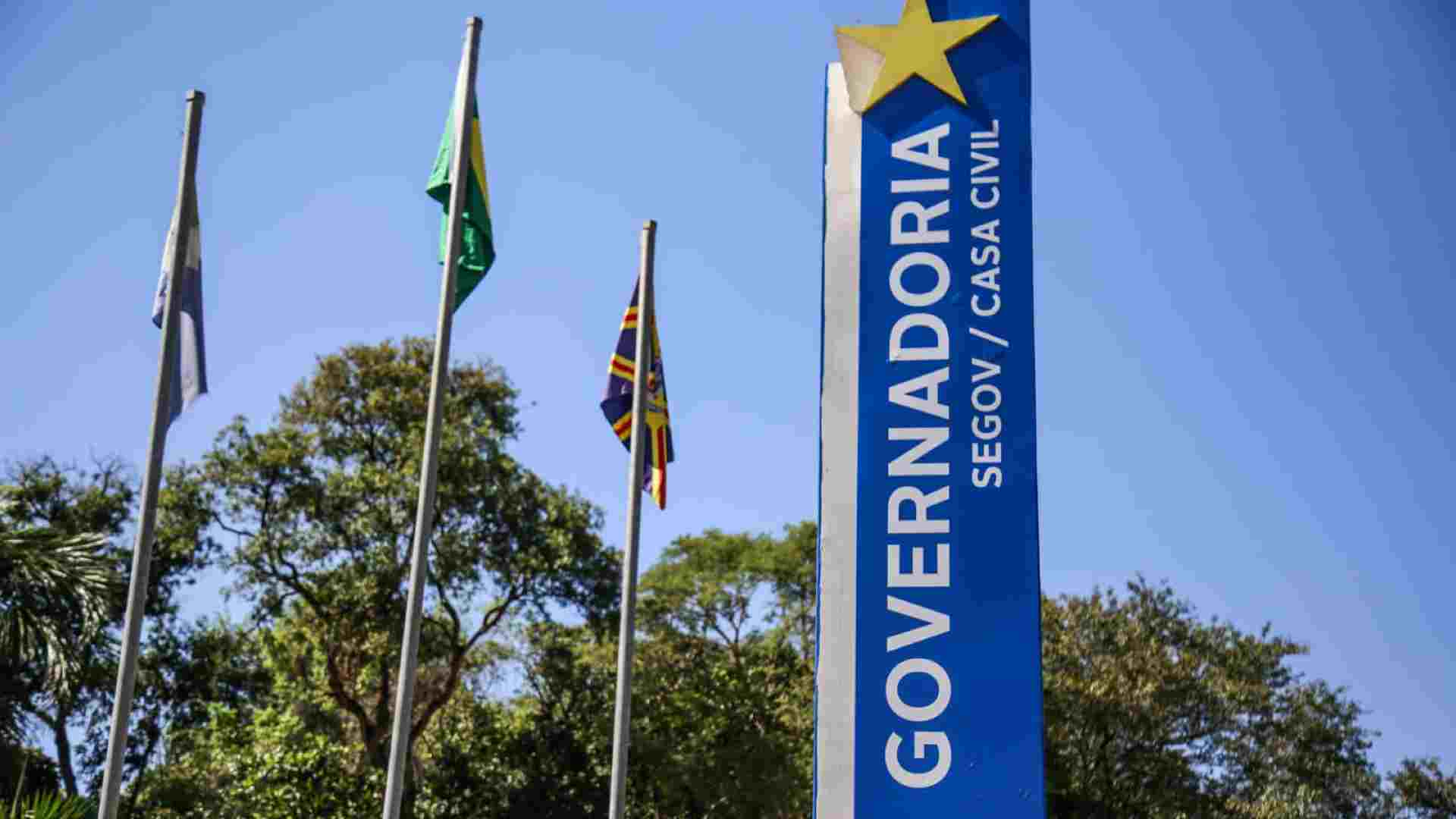 Totem da Governadoria de Mato Grosso do Sul 