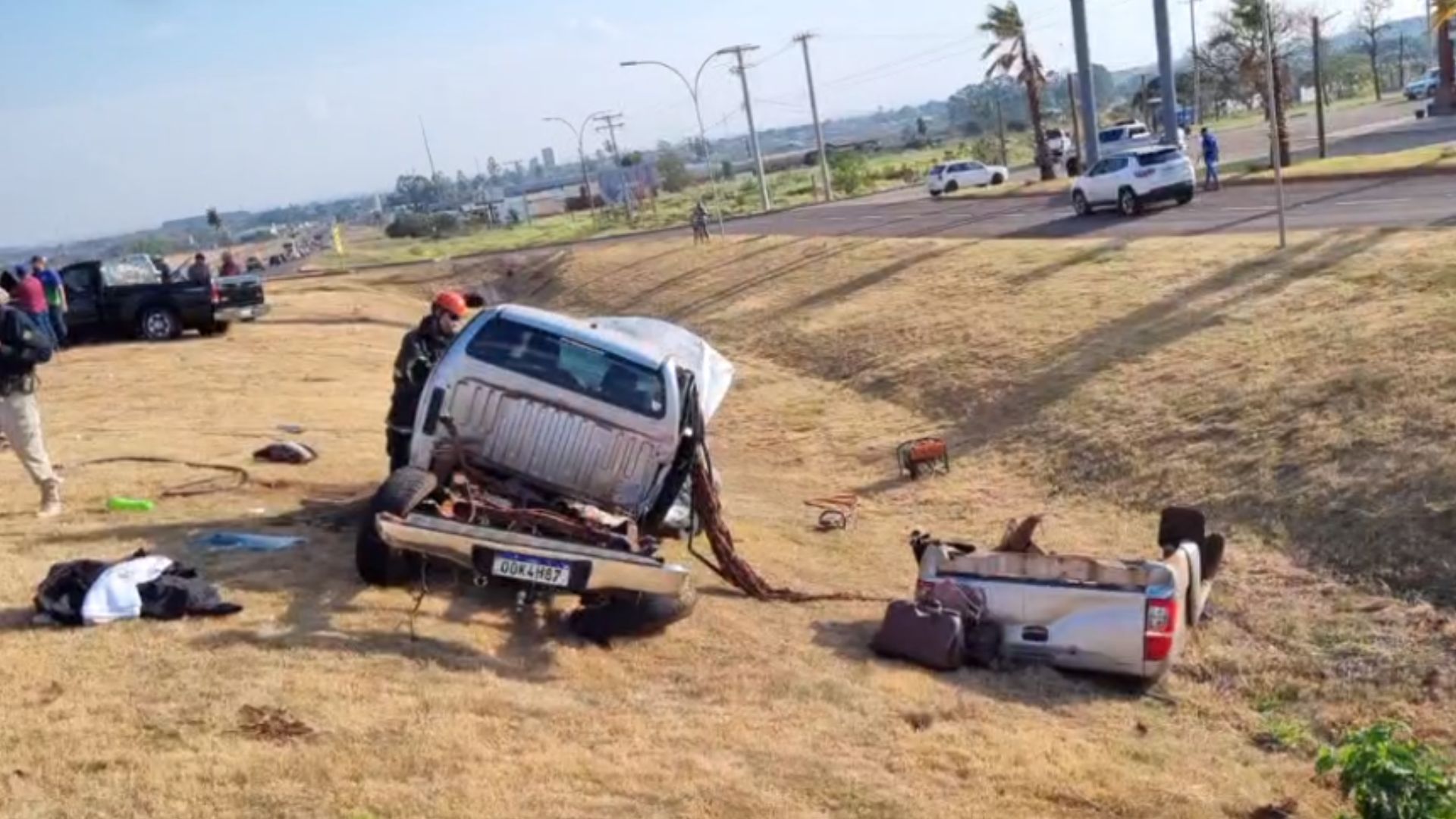 Acidente na BR-060 (Foto: Reprodução Noticidade)