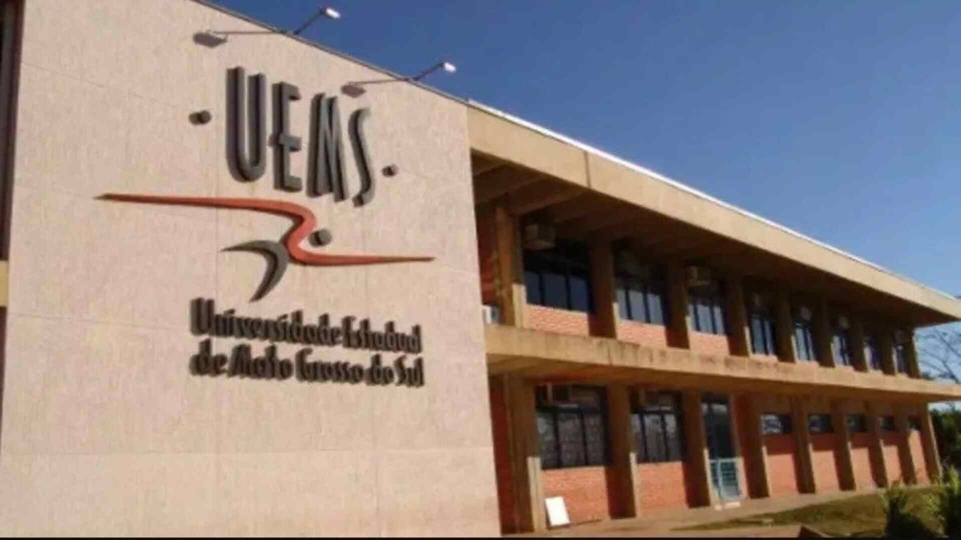 Fachada da UEMS (Universidade Estadual de Mato Grosso do Sul - Divulgação, UEMS)