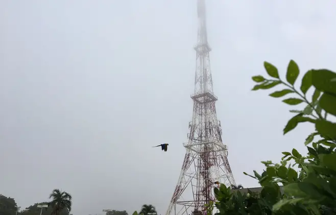 Tempo nublado em Campo Grande neste domingo (24) - Foto: TV Morena