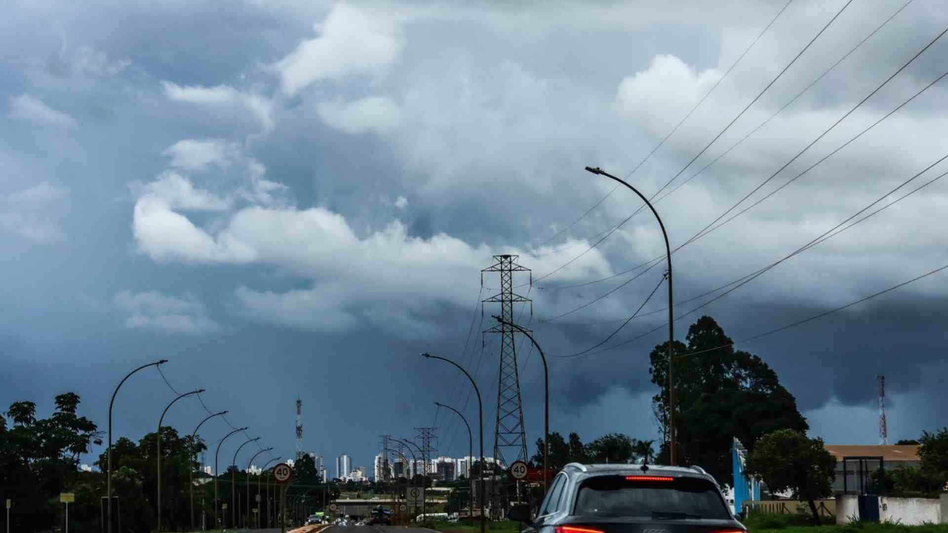 Tempo nublado em Campo Grande