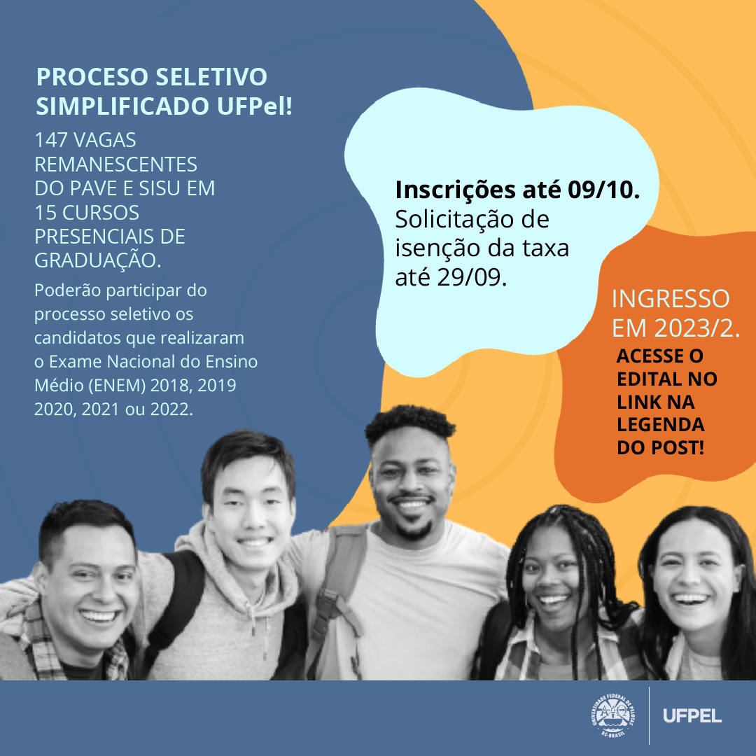 Foto: Coordenação de Comunicação Social - Universidade Federal de Pelotas