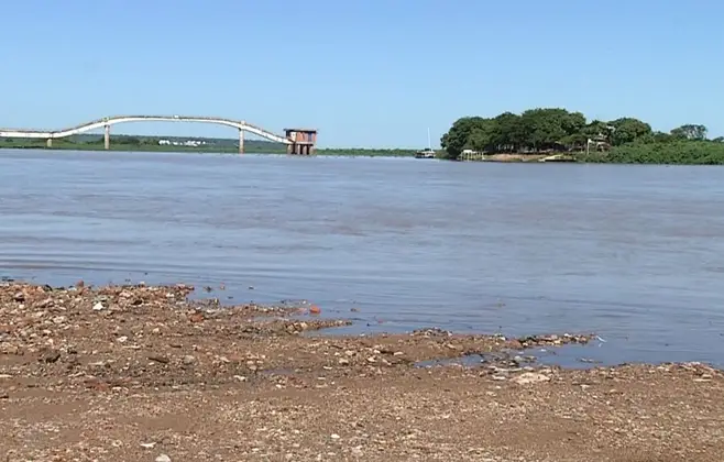 Vista do rio Paraguai na região de Corumbá (MS) - Foto: TV Morena/Arquivo