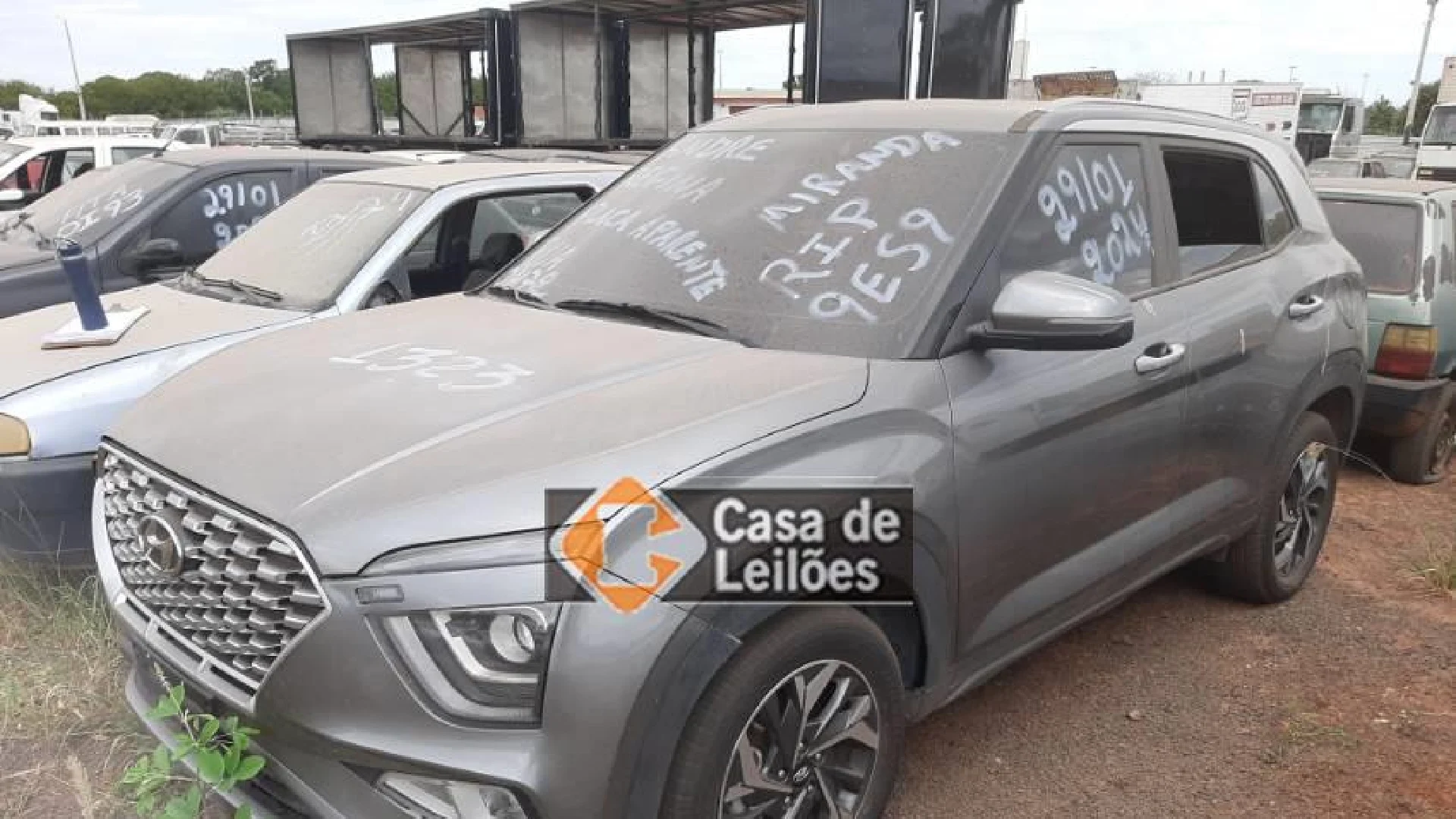 Hyundai Creta 2022 compõe um dos lotes do leilão (Foto: Casa de Leilões)