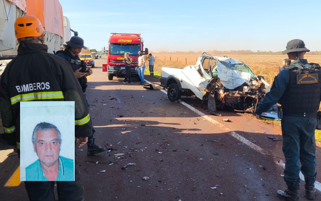 Jos&eacute; Aparecido tinha 65 anos e morreu no local; Foto: Sidnei Bronka/Ligado Na Not&iacute;cia