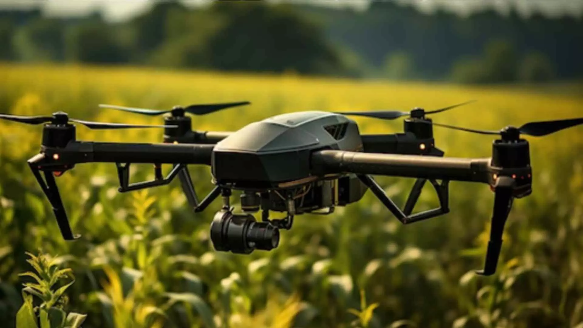 Drone para uso na agricultura (Imagem: divulgação).