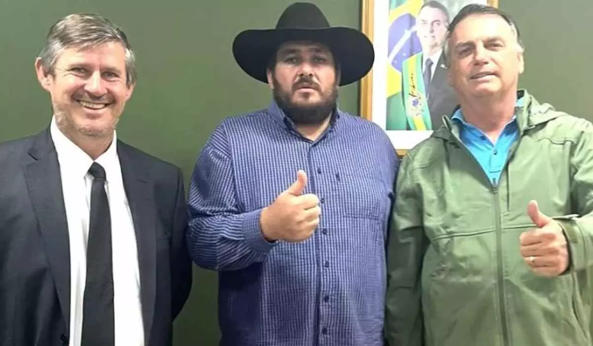 Candidato do PL em Ponta Porã teve encontro com Bolsonaro em Brasília. (Divulgação)