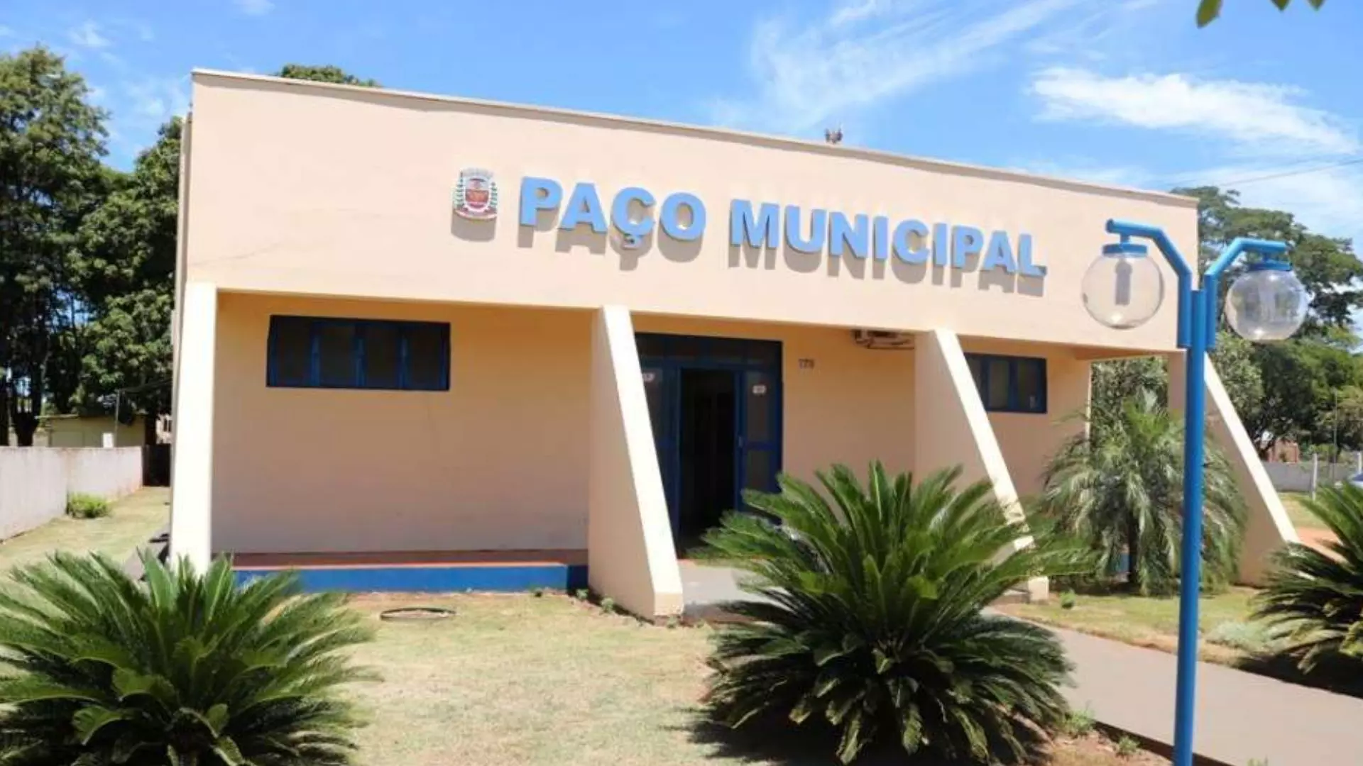 Prefeitura Municipal de Angélica - (Foto: Reprodução, Vale do Ivinhema Agora)