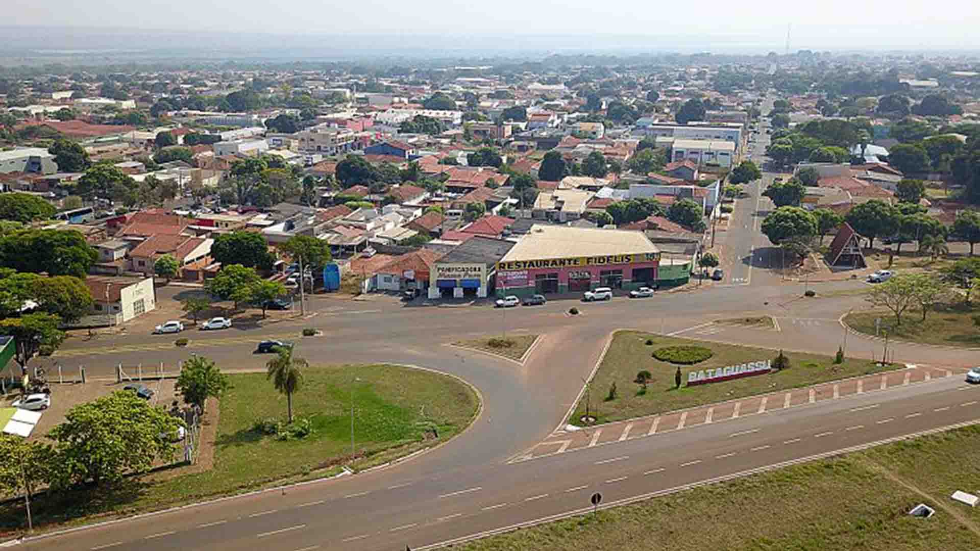 Vista aérea de Bataguassu, município no qual residencial receberá o nome de Amarildo Cruz (Edemir Rodrigues, Subcom-MS, Divulgação)