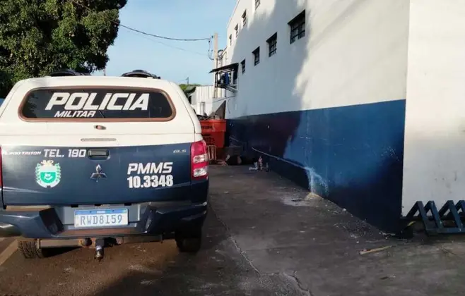 Local onde homem foi encontrado morto - Cr&eacute;dito: Osvaldo Duarte/Dourados News