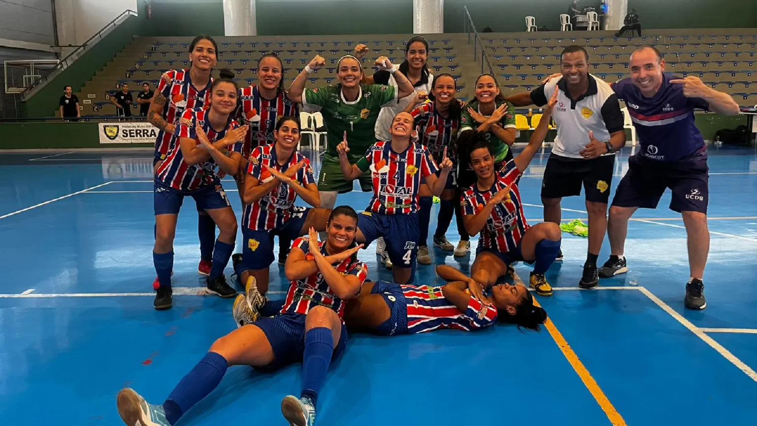 Equipe de futsal feminino da UCDB é atualmente uma das maiores representantes de MS em esportes coletivos (Foto: Arquivo pessoal)