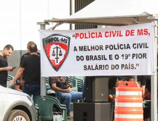 Cobrando salário melhor, Polícia Civil inicia paralisação de 72 horas