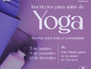 Inscrições abertas para aulas de yoga na Cidade Universitária da UFMS