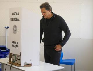 Haddad vota em SP e diz que Marçal é um 