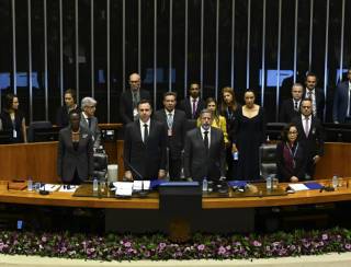 Rodrigo Pacheco da início à 10ª Cúpula dos Parlamentos do G20 em Brasília