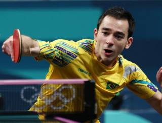 Calderano sobra contra cazaque e avança às quartas de WTT na Alemanha