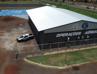 Vigilância aérea na fronteira ganha reforço com inauguração de hangar do DOF em Dourados