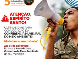 Prefeituras tem até quinta para convocar conferências do Meio Ambiente