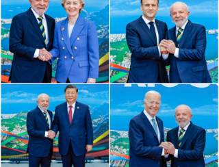 Lula recepciona Milei na cúpula do G20, mas tira foto sem sorriso nem aperto de mão