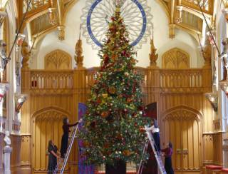 Veja a impressionante decoração de Natal do Castelo de Windsor