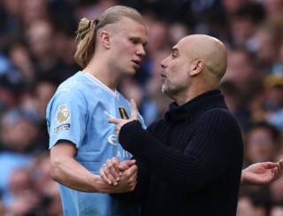 Guardiola defende Haaland de críticas no City: 'Sem ele, estaríamos com mais problemas'