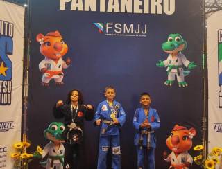 Pedro Henrique Polachini é campeão do Campeonato Pantaneiro de Jiu-Jitsu