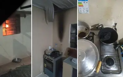 Nova Andradina: Corpo de Bombeiros Militar controla princípio de incêndio em residência