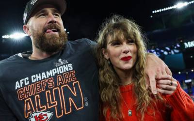 Kelce não se importa de ser 'troféu' de Taylor Swift: &quot;Vida que escolhi&quot;