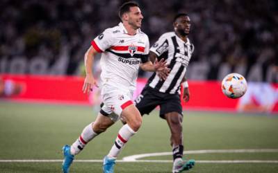 Botafogo domina primeiro tempo, mas São Paulo consegue equilibrar jogo e garantir empate sem gols na Libertadores