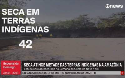 Rio Tapajós: trecho está em situação de escassez de recursos hídricos