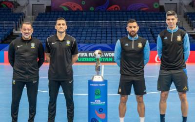 Brasil e Argentina disputam a final da Copa do Mundo de Futsal neste domingo