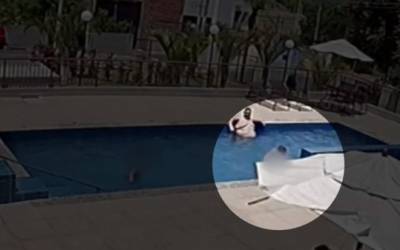 Mulher é encontrada desacordada e boiando em piscina de condomínio de luxo da Capital