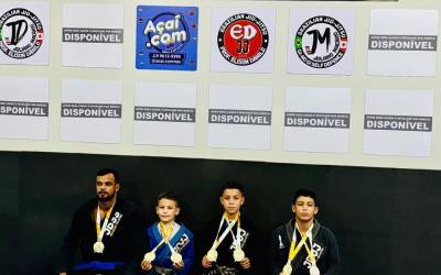 Atletas de Nova Alvorada do Sul dão show e conquistam títulos na Copa Kids e GP Solidário de Jiu-Jitsu em Campo Grande