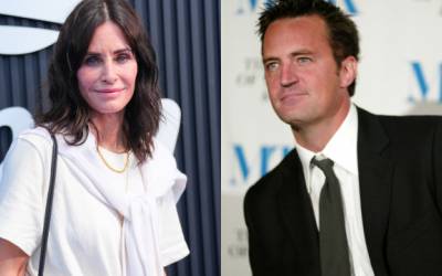 Courteney Cox tenta se 'comunicar' com espírito de Matthew Perry