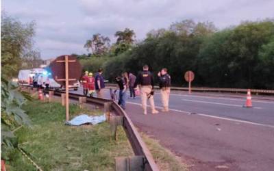 Dourados : Ciclista morre após ser atropelada por veículo na BR-163