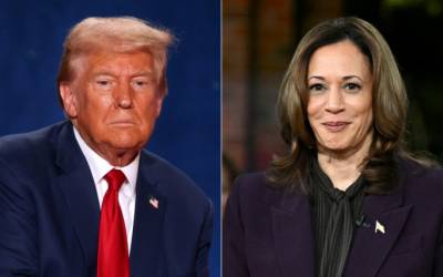 Trump tem 105 votos no colégio eleitoral e Kamala Harris soma 27, diz mídia dos EUA