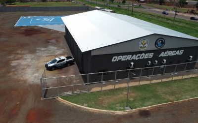 Vigilância aérea na fronteira ganha reforço com inauguração de hangar do DOF em Dourados