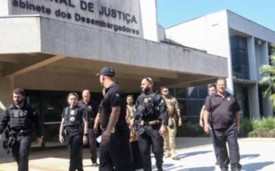 TJMS atende Ministério Público e leva dois delegados e sete policiais à prisão