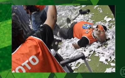 Polícia prende suspeito de jogar bomba em fotógrafo na final da Copa do Brasil