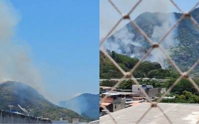 Incêndio atinge Parque Natural Municipal de Grumari no Rio de Janeiro